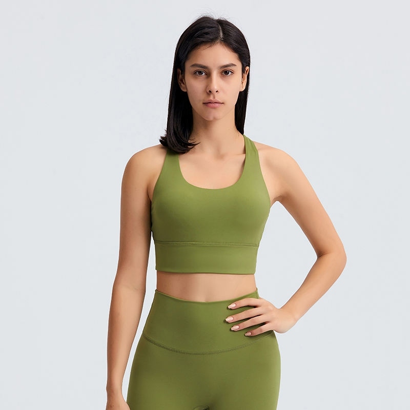 Customized Women Fitness Gym Adjustable Sport Bras Female Yoga Underwear Front Zipper Running Push up Sports Bra
