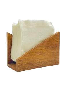 Porte-serviettes de mariage au design unique avec panneau en ardoise, bois durable et écologique pour la décoration de table à la maison, au restaurant ou au bureau - Product Image 6