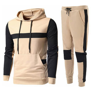 Conjunto Deportivo Personalizado con Logotipo, 100% Algodón, para Hombre, Transpirable, Sudadera Estampada, 380GSM, Ropa Deportiva de Invierno OEM - Product Image 1