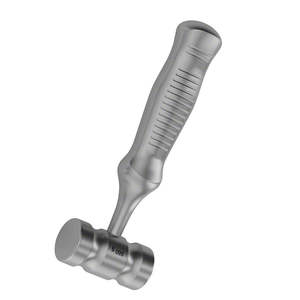 Maillet manuel allemand en acier inoxydable 660g avec tête en caoutchouc, poignée ergonomique, instruments chirurgicaux orthopédiques pour os par Dentavex - Product Image 5