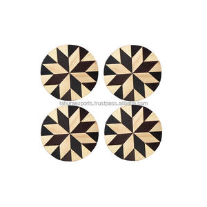 New Style <b>Wooden</b> <b>Coaster</b> Premium Quality Wedding Table Decorative <b>Wooden</b> <b>Coaster</b> for Drinks Classic Design at Affordable Price - Product Image 6