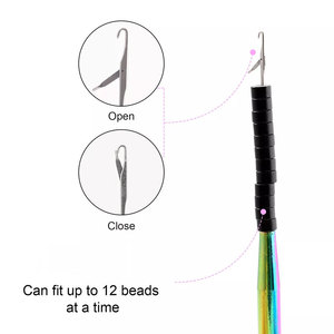 Kit d'outils de pose d'extensions de cheveux pour installation, application, retrait, ajustement et coiffure professionnelles - Product Image 2