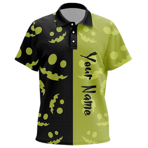 Polo personalizado de Halloween con diseño de esqueleto Fabricante directo MOQ bajo Envío rápido a EE. UU. - Product Image 2