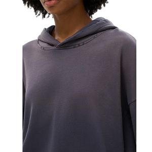 เสื้อฮู้ดผู้ชายผ้าฝ้าย 100% สกรีนโลโก้ตามสั่ง ทรงหลวม ไหล่ตก ผ้าฟลีซหนานุ่ม พิมพ์ลายโลโก้ตามสั่ง - Product Image 4