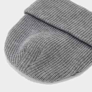 Gorros de punto cálidos de invierno al por mayor, gorros de punto personalizados con puño, gorros de punto con bordado. - Product Image 2