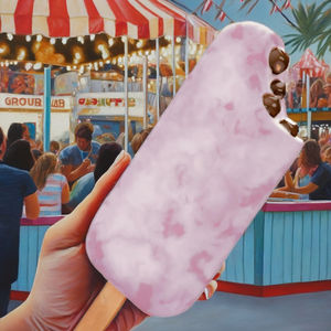 Venta al por mayor Taro Sabor Boba Helado Bar Postre congelado Verano Helado suave - Product Image 1