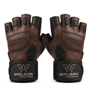 Weight Lifting <b>Half</b> Finger Gym Gloves Breathable Anti <b>Slip</b> Grip Workout Fitness Training Support Gloves for Daily Exercise - Product Image 5