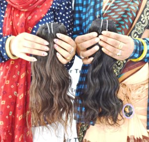 Produit de gros 100% fabriqué, cheveux humains naturels noirs authentiques vietnamiens, cuticules alignées, double trame, pas cher, ondulés, pour femmes - Product Image 6