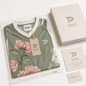 เสื้อยืดคอกว้างสไตล์วินเทจ Y2K แบบสปอร์ต พิมพ์ลายดอกไม้ด้วยเทคนิค DTG  ขายส่งเสื้อเจอร์ซีย์กีฬาผ้าตาข่ายคอวีแบบโอเวอร์ไซส์ - Product Image 5