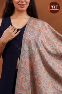 Chal de cachemira con estampado floral de Paisley, transpirable, agradable al tacto y cálido, para uso diario de mujer. - Product Image 6