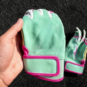 Guantes de Béisbol de Cuero OEM, Duraderos, Antideslizantes, con Cierre de Gancho y Bucle, Ligeros, Transpirables, para Mano Izquierda, para Adultos - Product Image 4