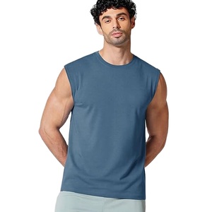 เสื้อยืดถักแบบเป็นทางการสำหรับผู้ชาย ผ้าผสมโพลีเอสเตอร์และคอตตอน คอกลม แขนสั้น ระบายอากาศได้ดี ไม่เป็นขุย - Product Image 1