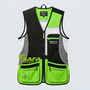 Chaleco de tiro al tirolesa SAFA SPORTS ligero y transpirable de malla con acolchado – Chaleco de tiro al tirolesa duradero con almohadillas - Product Image 1