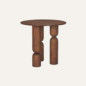 Mesa Auxiliar Moderna de Madera de Teca Sólida, Mesa Consola Minimalista, Muebles para Sala de Estar - Product Image 2