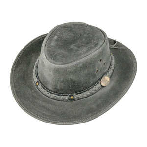 Chapeau Fedora Cowboy Rayé Style Western Authentique, Pliable pour l'Hiver, Décontracté pour l'Extérieur - Product Image 1