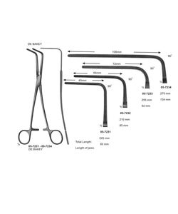DeBakey Multi-Purpose <b>Clamp</b> 90 Degree Angled 255mm Manual Premium Stainless Steel Class - Product Image 2