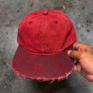 หมวกแก๊ปทรง Dad Hat สไตล์ Y2K แบบทำเก่า ผ้าฝ้ายฟอก 6 แผง ขอบรุ่ย สำหรับคอลเลคชั่นแบรนด์สตรีทแวร์ - Product Image 3