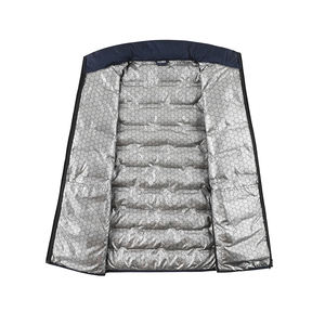 Veste courte matelassée pour femme, manteau rembourré à bulles, en duvet de canard à carreaux amovibles pour homme - Product Image 6