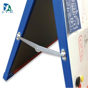 กระดานไวท์บอร์ดแบบพับได้สำหรับตั้งโต๊ะ ปรับมุมได้ พร้อมกรอบพลาสติก - Product Image 3