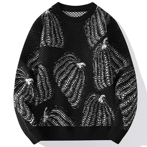 Nouvelle Collection – Pull Décontracté en Maille pour Homme, Style Hiver, Doux et Chaud, Personnalisable en Polyester/Coton, Matière Personnalisée - Product Image 1