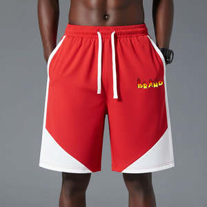 100% Cotton Eco-Friendly Men's Solid Gym Shorts with Side Pockets Breathable Custom DTF Printed Logo men shorts - Product Image 1