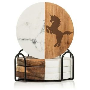 Sous-verres en marbre et bois de qualité supérieure pour la restauration, la décoration de la cuisine et les applications hôtelières - Product Image 6