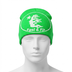 Latest Design Breathable 100% Cotton 3D Embroidery <b>Fleece</b> Fabric Waterproof Unisex <b>Beanie</b> Caps for Professional Casual Outdoor - Product Image 4