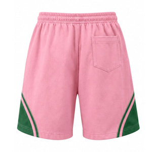 Pantalones Cortos Bermuda para Hombre, Color Rosa Verde, Sólidos, Casuales, Ecológicos, Transpirables y Anti-UV, Cintura Elástica, Corte Medio, Algodón - Product Image 6