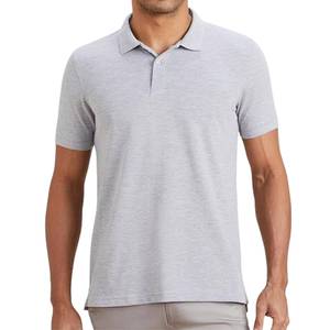 เสื้อโปโลผู้ชายผ้าฝ้ายสีพื้น ทรงปกติ ระบายอากาศได้ดี สไตล์ลำลอง - Product Image 5