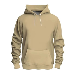 Sweat à capuche polaire vierge pour homme de haute qualité, personnalisable par broderie et impression en relief, anti-rétrécissement, design uni, doublé, vente en gros - Product Image 6