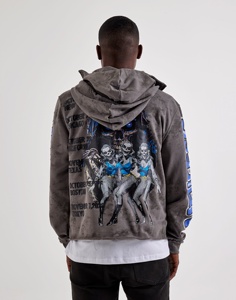 Sweat à capuche épais sans cordon, coupe courte, personnalisé, 100% coton, 500gsm 700gsm, couleur unie, coupe carrée, oversize, pour hommes - Product Image 5