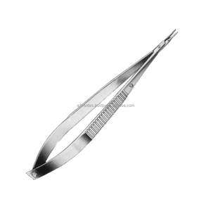 Porte-aiguilles micro-courbes A-1 VERITAS Castroviejo 14 cm de haute qualité réutilisables, ensemble d'instruments chirurgicaux pour sutures - Product Image 4