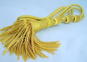 Cordones de Bata de obispo clérigo con borlas en lingotes y metálicos para cruz pectoral, cordón de cuello personalizado con borlas para sacerdotes - Product Image 4