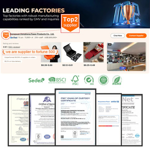 Boîte d'emballage cadeau en papier DHP personnalisable avec logo imprimé, 75 % coton et 25 % lin, pour vêtements - Product Image 6