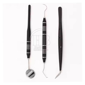 Ensemble de miroirs de diagnostic dentaire en acier inoxydable réutilisable, kit d'examen buccal manuel pour soins dentaires professionnels et inspection - Product Image 5