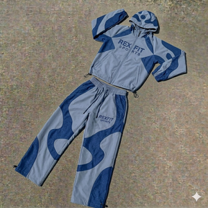 Chaqueta Cortavientos Reflectante de 3m y Pantalones de Nailon Rexfit Sports Best Edition OEM, Conjuntos Deportivos Cortavientos para Hombre - Product Image 6