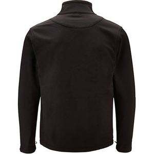 Uniforme de travail en plein air avec logo personnalisé de haute qualité, coquille souple imperméable coupe-vent pour hommes, doublure polaire en Polyester doux - Product Image 5