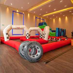 <span class=keywords><strong>Circuito</strong></span> de Carreras Inflable Personalizado, Pista de Go Karts Inflable, Pista de <span class=keywords><strong>Karting</strong></span>, Go Karts en Venta - Rojo - Product Image 3