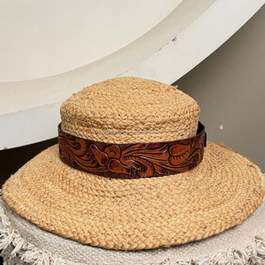 En gros En Vrac Réglable Cowboy Chapeau De Paille Bande Pas Cher Vente Outillé À La Main En Cuir Véritable Chapeau Bande pour Fedora Chapeau Accessoires Bandes - Product Image 5