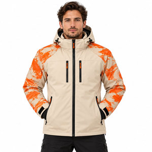 Chaqueta de esquí softshell de buena calidad para venta en línea, precio económico, chaqueta de esquí y snowboard para hombre, ideal para senderismo en otoño. - Product Image 2