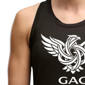 Womens Casual Racerback Tank <b>Top</b> Sleeveless Logo Quick Dry Breathable Moisture Wicking Eco-Friendly Spandex/Nylon Jersey Gym - Product Image 3