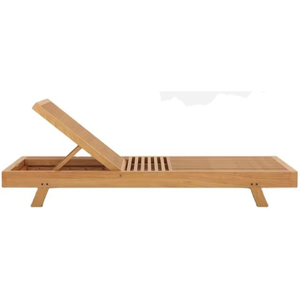 Piscine de patio en bois massif au design minimaliste avec structure en teck - Product Image 3