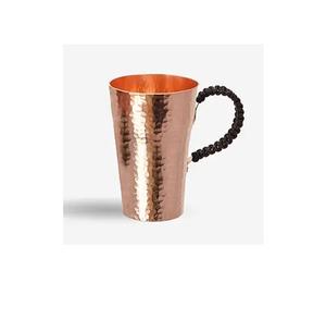 Ensemble de 2 tasses en cuivre martelé, fabriquées à la main, tasses à Moscow Mule avec pailles à cocktail, mugs à Moscow Mule - Product Image 2