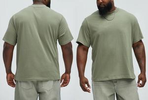 Camisetas Casuales de Algodón Orgánico 100% Personalizadas al por Mayor para Hombre, Corte Regular, Premium, Lisas, Hombros Caídos, Blancas, 200 Gramos - Product Image 6