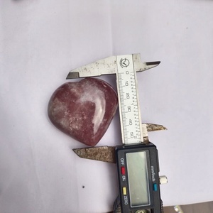 Premium Strawberry Quartz Heart Stone | Natural Polished Crystal Heart for Energy Healing, Gifts & <b>Bulk</b> Supply - Product Image 3
