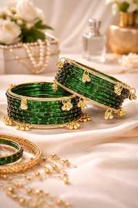 Vente en gros d'usine, bracelets en verre faits à la main, churiyan, pour femmes, traditionnels indiens, pakistanais, mariage, mode kashmiri, couleur et taille personnalisées - Product Image 3