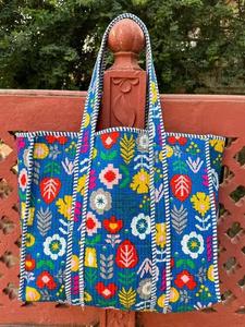 Elegante Bolso de Hombro Acolchado de Algodón Estampado, Perfecto para Bodas, Fiestas y Uso Diario - Product Image 4