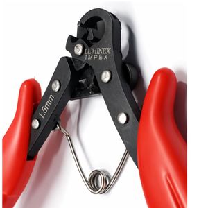 Pince boucleuse Big One Step Looper rouge / Poignée personnalisée en acier inoxydable léger, outil de fabrication de boucles de bijoux, bouclage automatique du fil 1,5 mm - Product Image 3