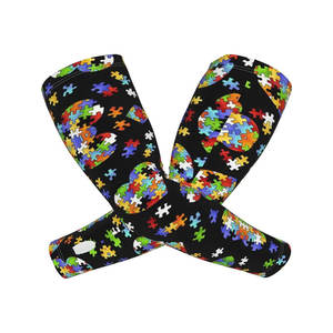 Manguitos Deportivos Unisex con Estampado Suave, de Secado Rápido, Transpirables, con Protección UV, Elásticos, con Estampado por Sublimación, para Ciclismo - Product Image 3
