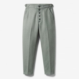 Pantalon de travail allemand robuste, coupe droite, coutures renforcées, poches pratiques, toile légère, pour homme - Product Image 1